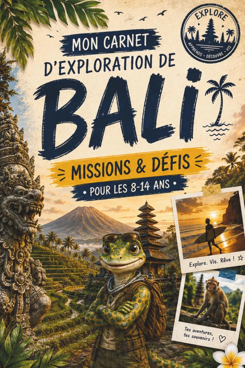 Couverture de Mon carnet d'exploration de Bali